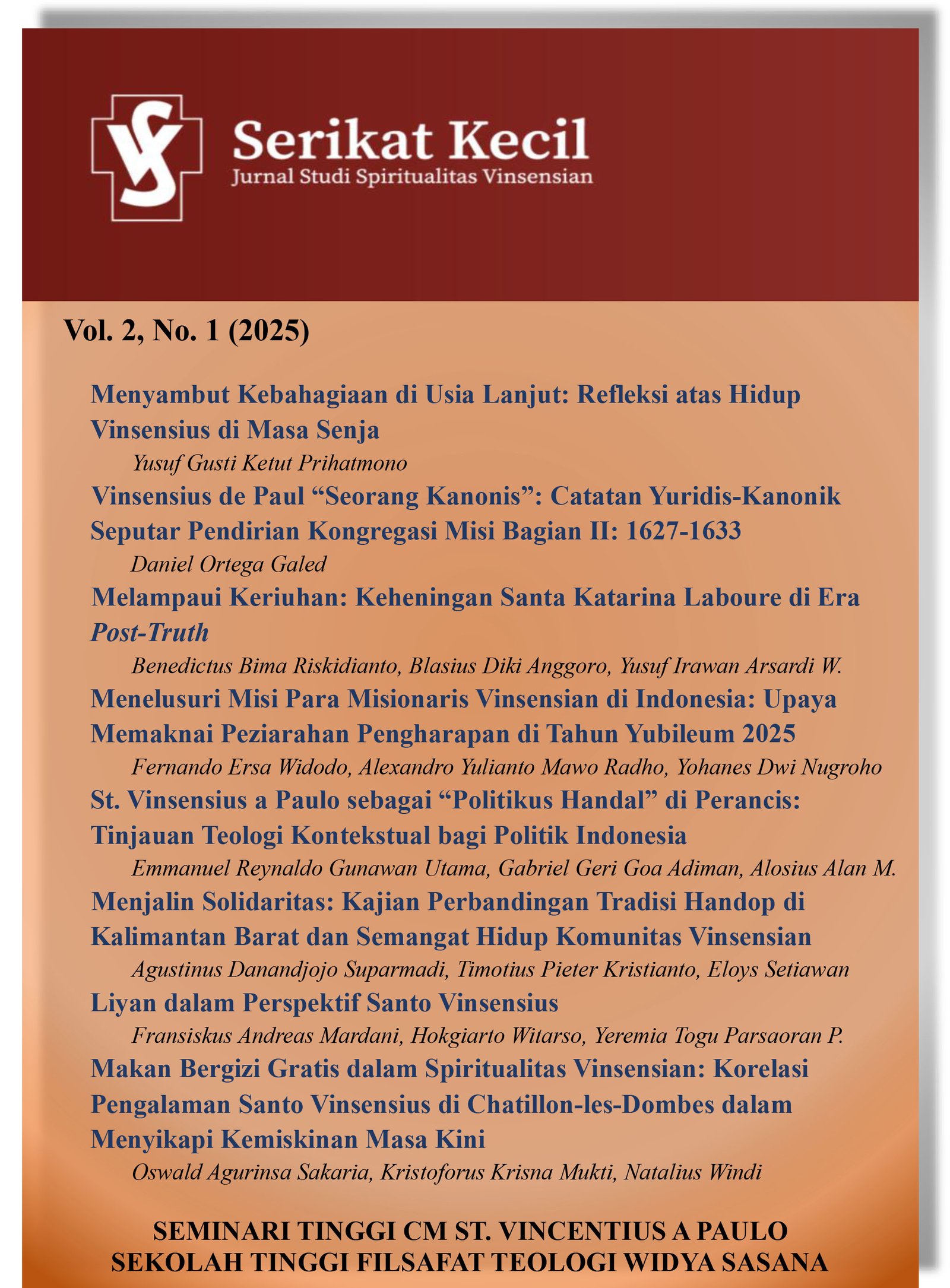         	    	View Vol. 2 No. 1 (2025): Serikat Kecil
        		
